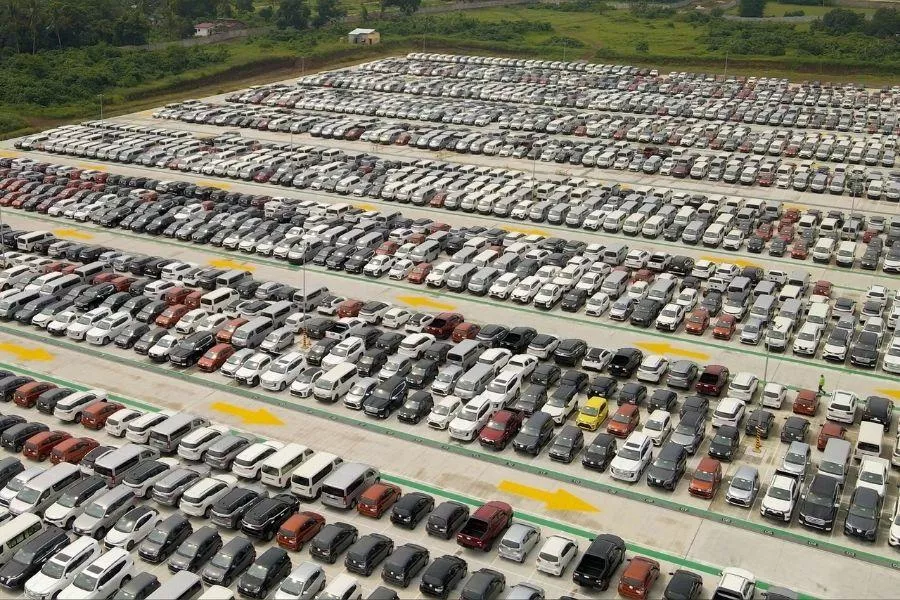 Toyota Batangas Vehicle Center stockyard