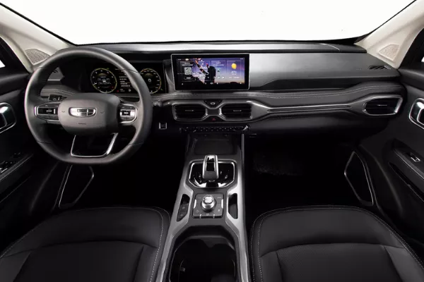 Interior of the 2021 Geely Okavango 2021 Geely Okavango interior