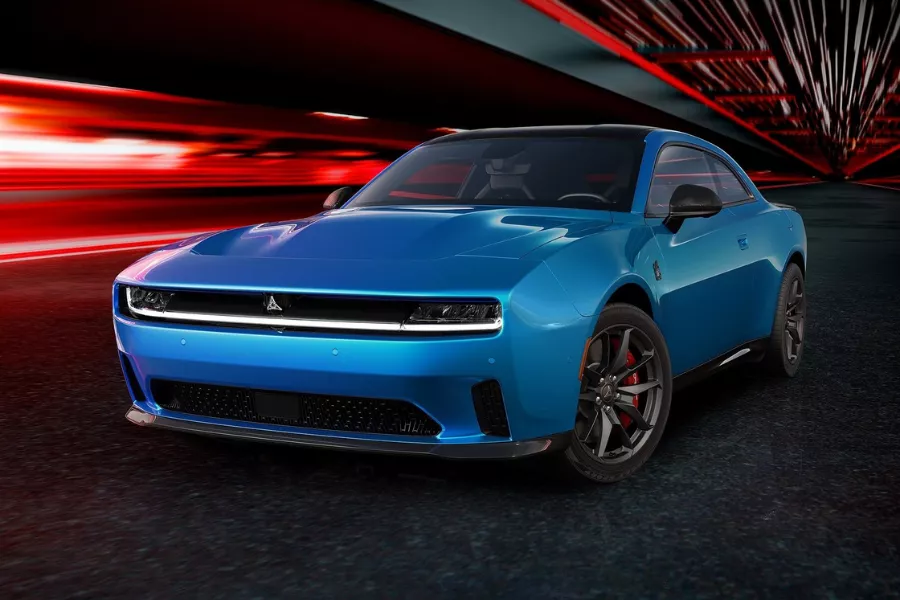 This muscle car features a lot of high-tech driver assist features
