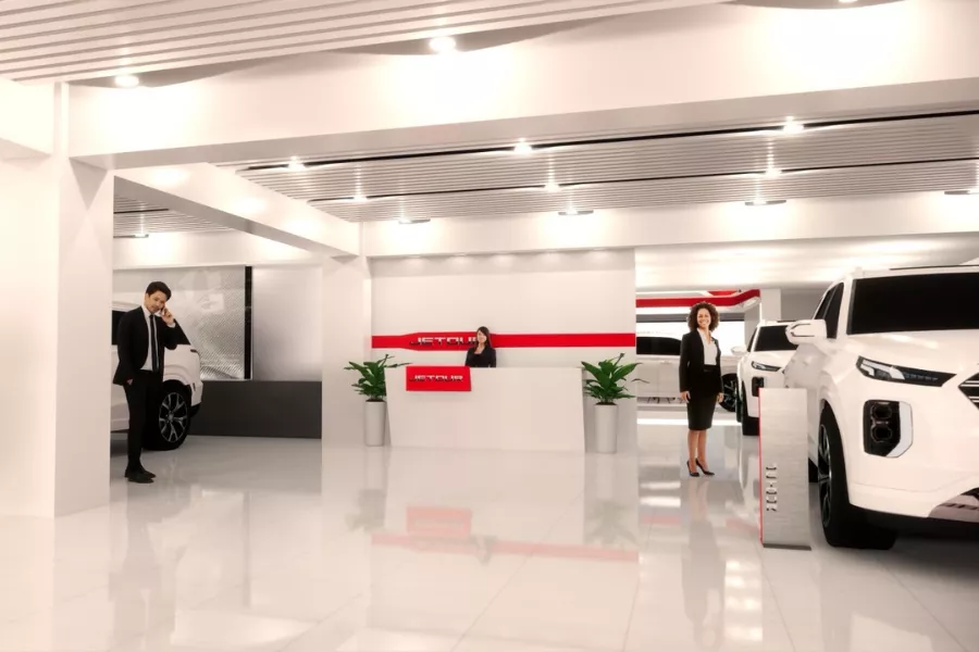  A picture of the Jetour service area