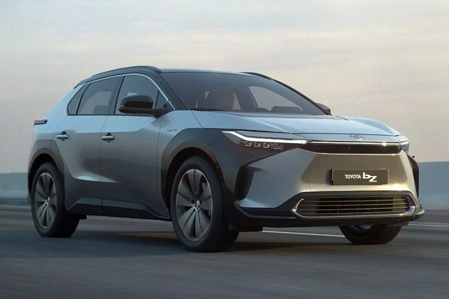 Toyota bz concept front shot