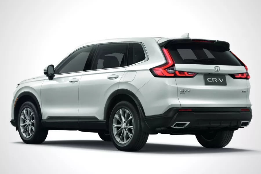 A picture of the rear of the Thai-spec CR-V 1.5-liter turbo version