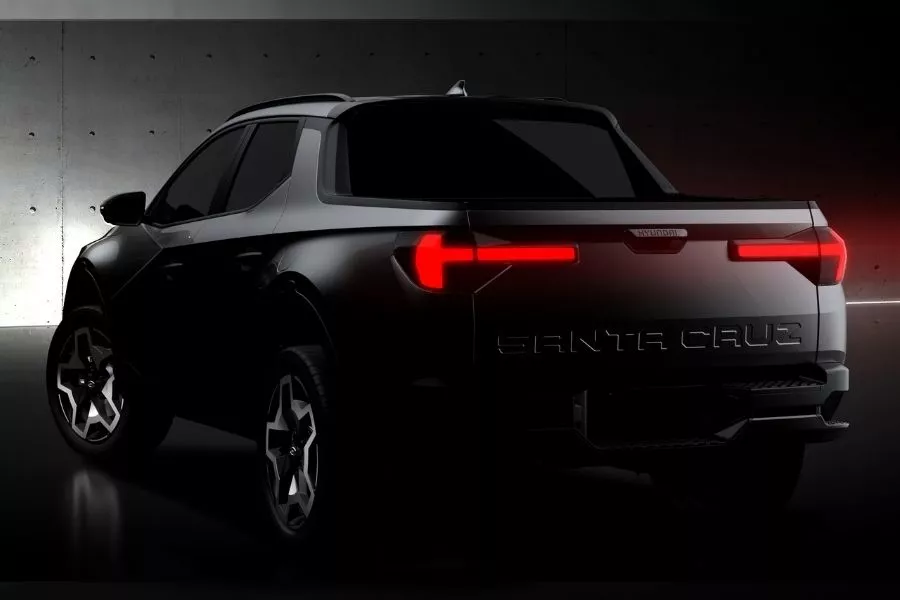 Hyundai Santa Cruz concept rear Hyundai Santa Cruz concept rear teaser