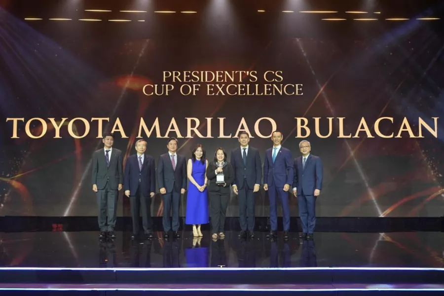 A picture of Toyota Marilao awardees