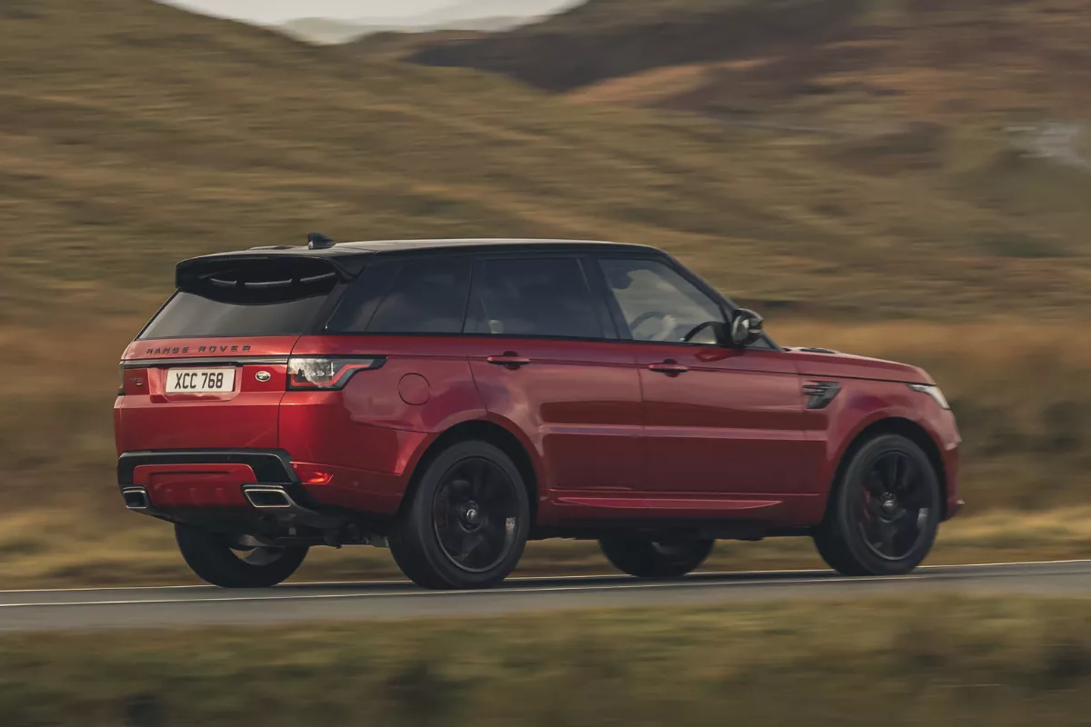 Range Rover Sport rear profile shot