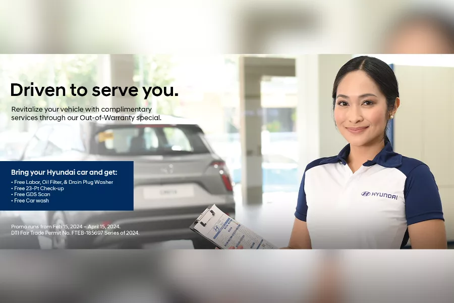 Hyundai Motor PH aftersales promo for out-of-warranty vehicles