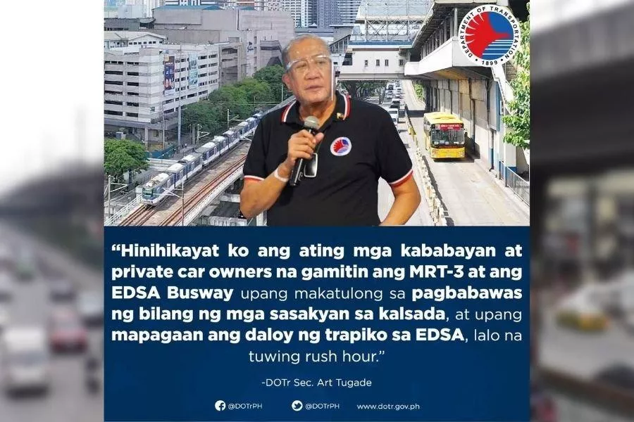 DOTr Secretary Arthur Tugade