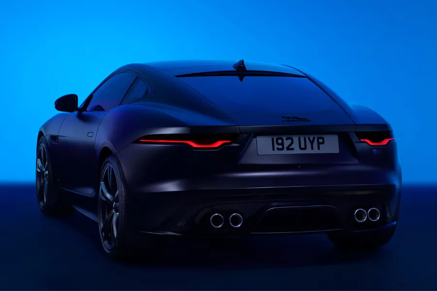 A picture of the rear of the Jaguar F-Type 75 Special Edition model