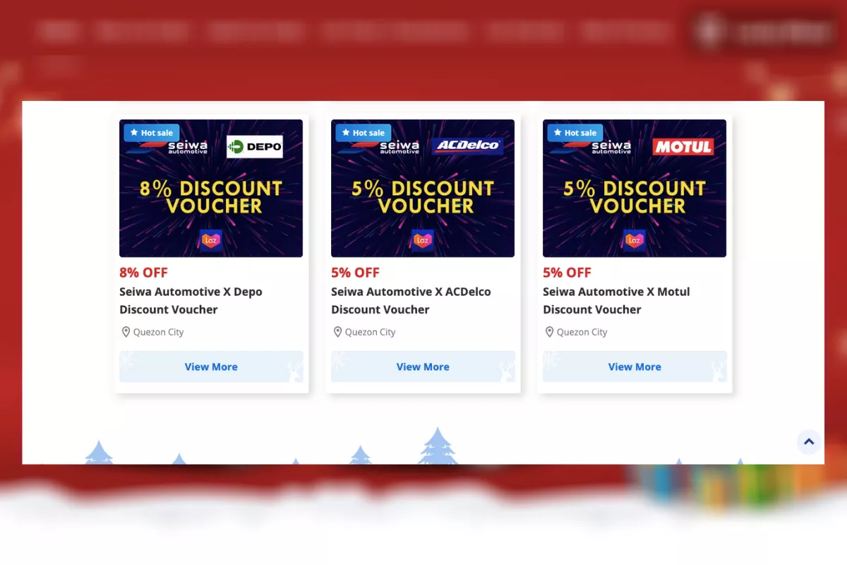 Seiwa Automotive Discount Voucher