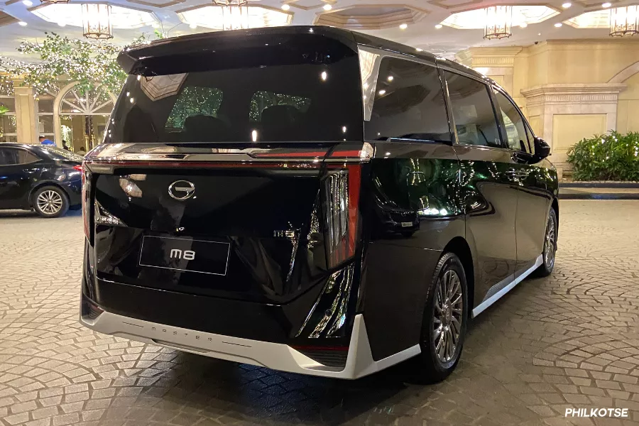 GAC M8 from the rear