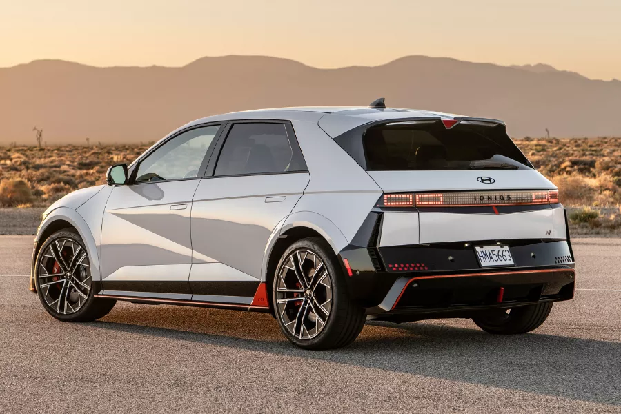Hyundai Ioniq 5 N rear shot