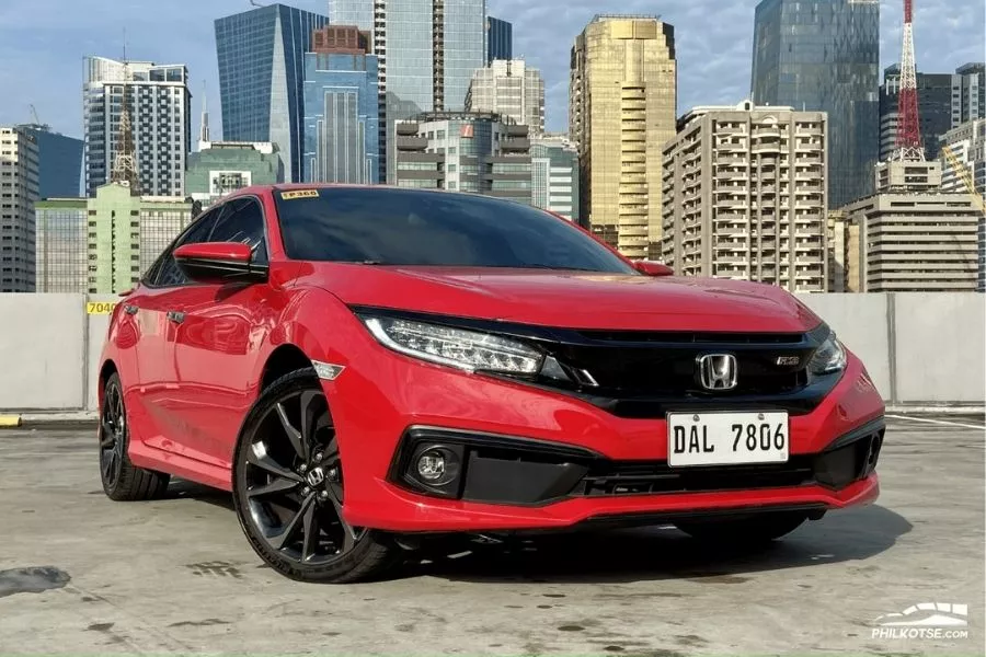 Honda Civic RS Turbo front quarter shot