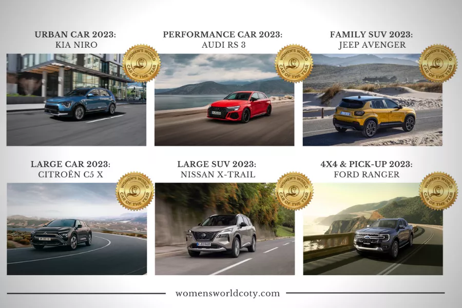 2023 Women's World Car of the Year finalists