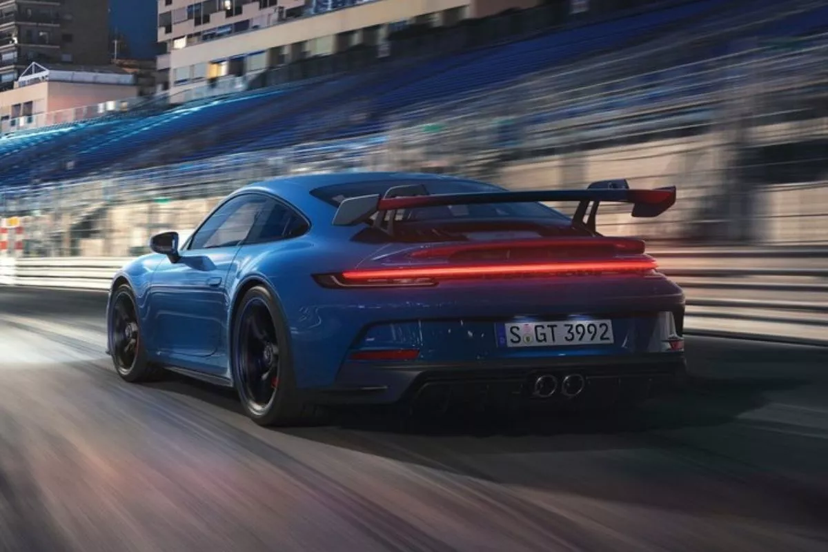 All-new Porsche 911 GT3 rear shot