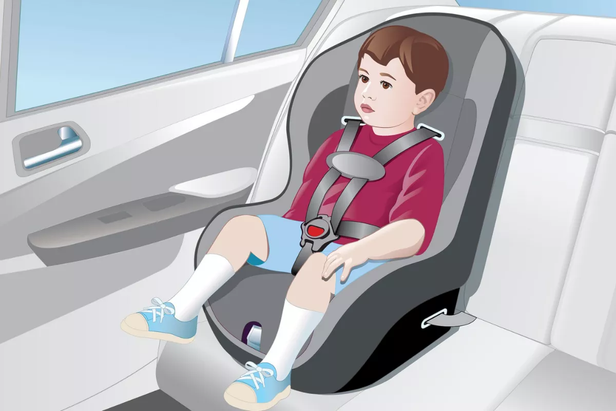 Child Safety in Motor Vehicles Act front facing