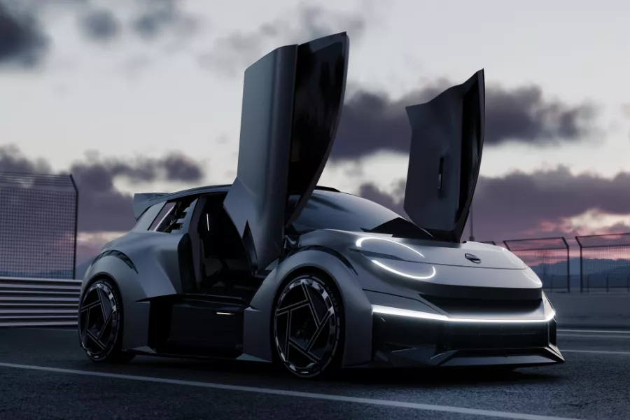 It gets scissor doors A picture of the 20-23's scissor doors.