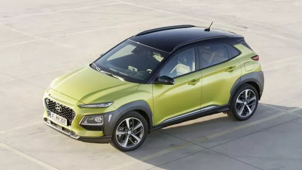 Hyundai Kona angular front