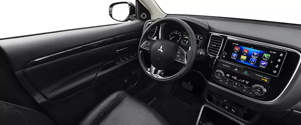 interior of the Mitsubishi Outlander 2018
