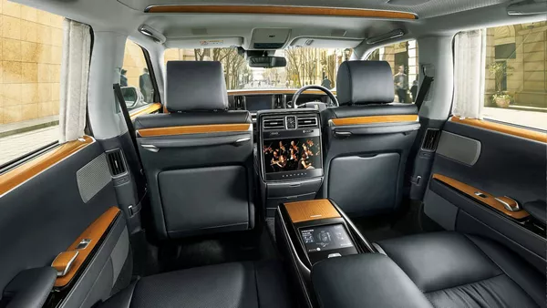 interior of the Toyota Century 2018