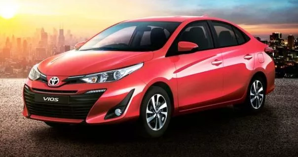 Toyota Vios 2018 angular front