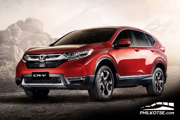 An all-new diesel-powered Honda CR-V angular front view