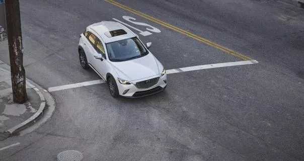 a high view of the Mazda CX-3 2018