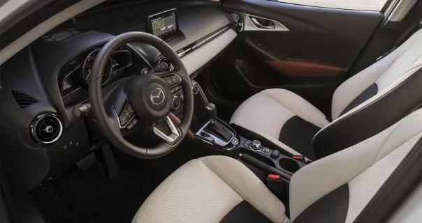 interior of the Mazda CX-3 2018