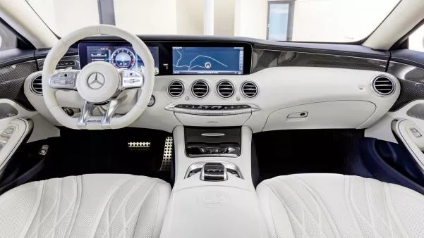 Interior of the 2018 Mercedes-AMG S63 Coupe