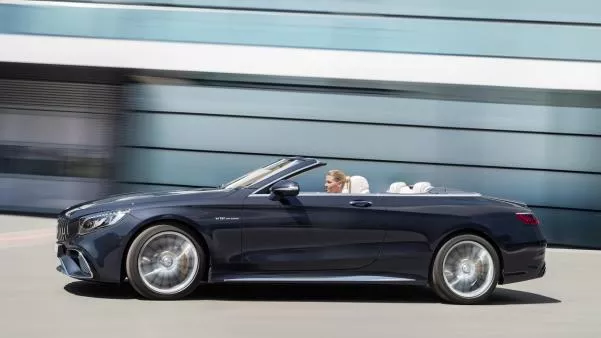 side view of the 2018 Mercedes-AMG S65 Cabriolet