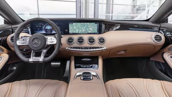 Interior of the 2018 Mercedes-AMG S65 Coupe