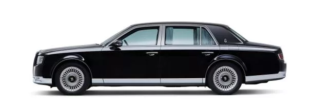 side view of the Toyota Century 2018