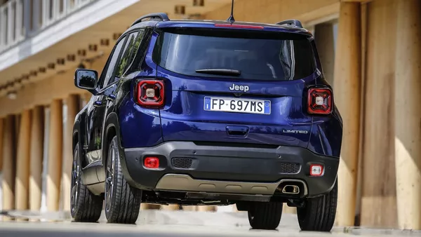 The rear of the 2019 Jeep Renegade