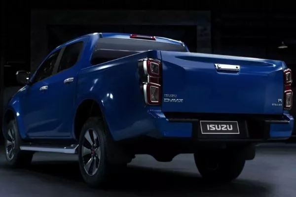 A picture of the rear of the new Isuzu D-Max