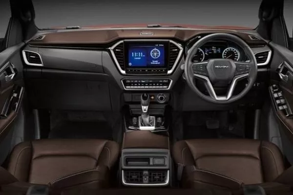 A picture of the interior of the new D-Max