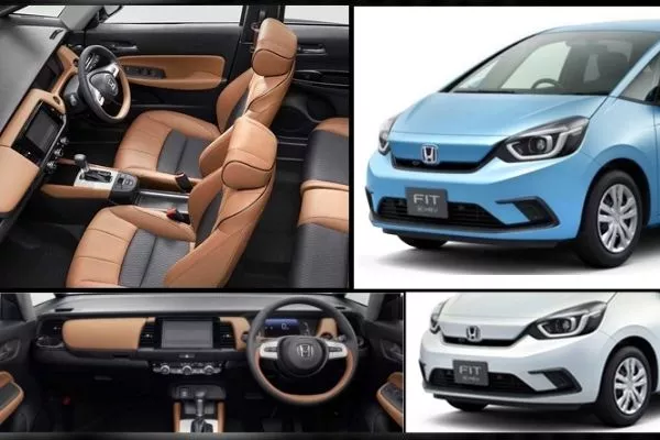 A picture of the 2020 Honda Jazz's interior and front fascia.