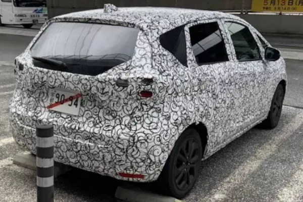 Spied shot rear view Honda Jazz 2020