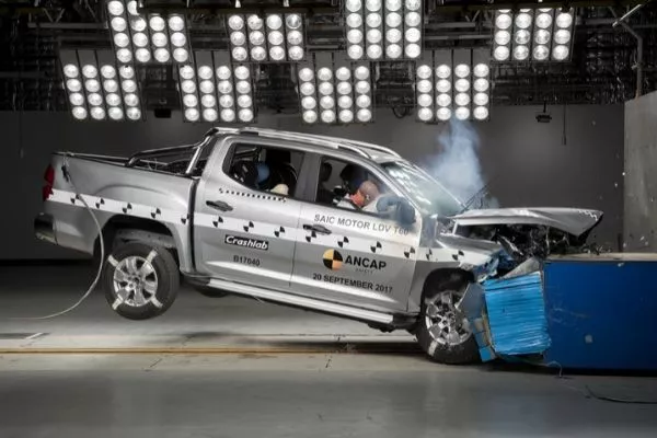NCAP's safety test for Maxus T60
