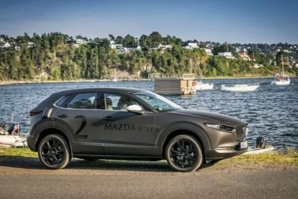 While it was tested on the CX-30, the Mazda EV will be a totally different vehicle Mazda CX-30 using a Mazda PHEV powertrain