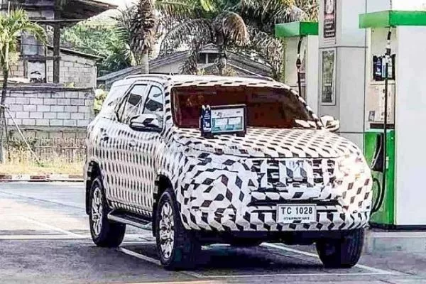 A picture of the 2020 Toyota Fortuner facelift