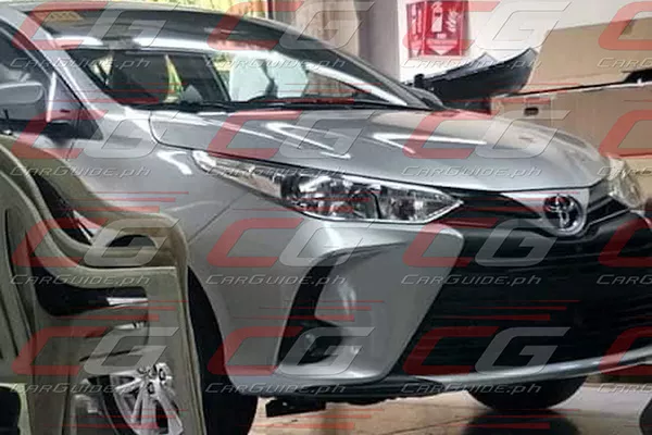 A picture of the facelifted Toyota Vios