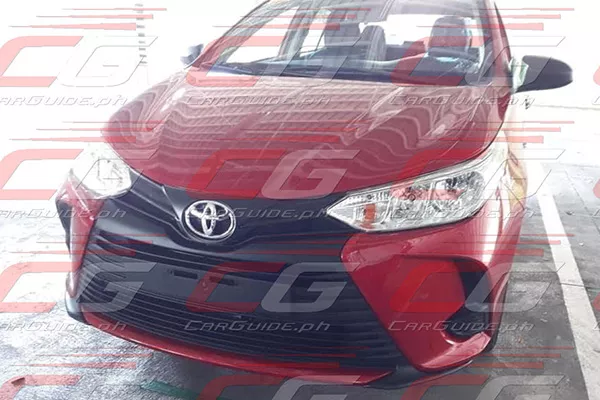 A picture of the facelifted Toyota Vios