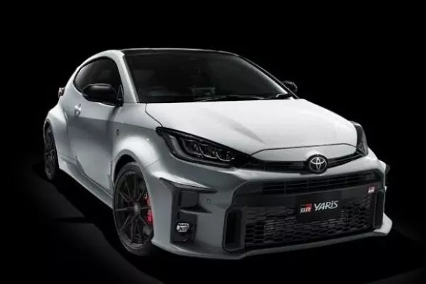 2020 toyota yaris gr on the road