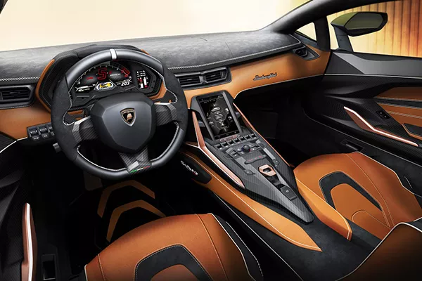 Lamborghini Sian's interior