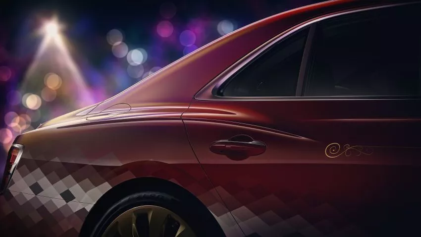 Bentley Flying Spur Reindeer Eight C-pillar