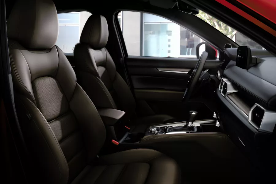 A picture of the CX-5's interior.