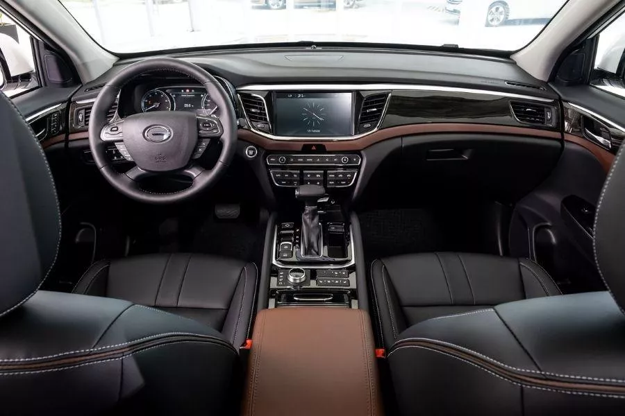 A picture of the updated GAC GS8's interior
