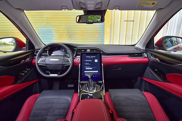 A picture of the interior of the Maxus D60