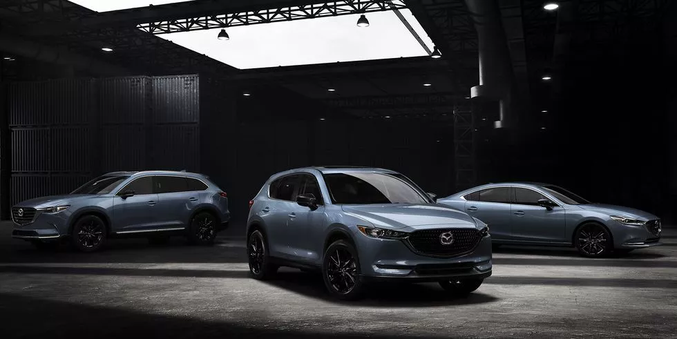 Mazda models in Carbon Edition