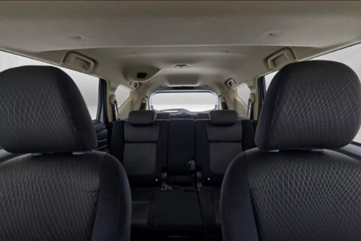 A picture of the Xpander's rear cabin