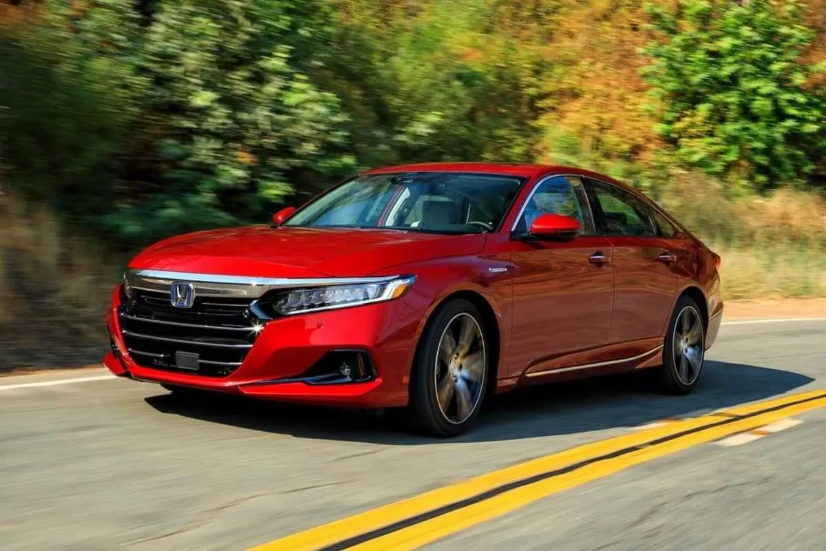 A picture of the 2021 Honda Accord facelift